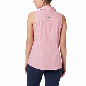 Columbia PFG Super Harborside™ Woven Sleeveless Skjorta Dam LjusRosa (JPEZB6571)